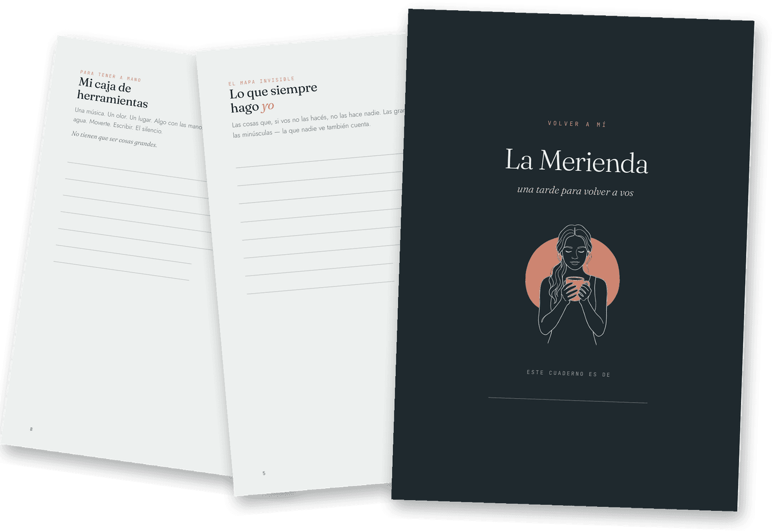 El cuadernillo de La Merienda: portada y páginas interiores